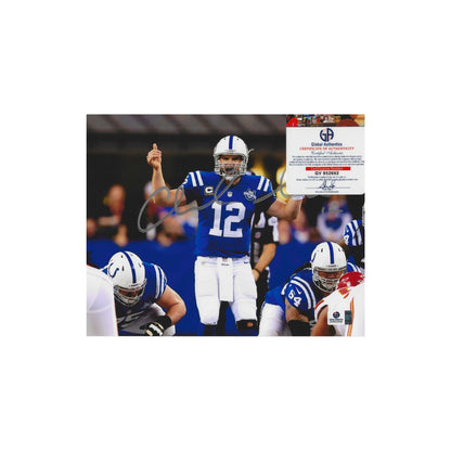 Andrew Luck Indianapolis Colts Autographed 8x10 Photo coa W/Frame - Fan Freaks