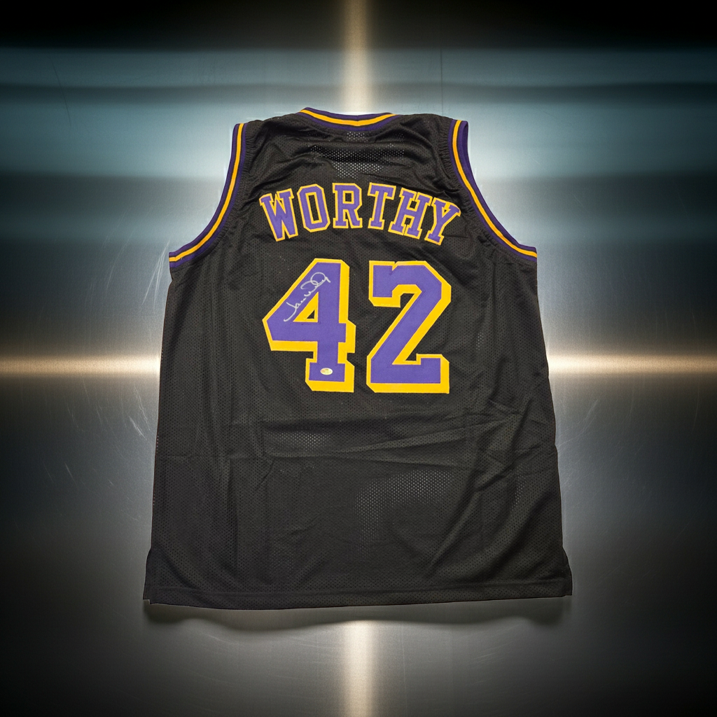 James Worthy Signed Custom Jersey W/COA