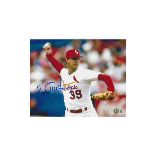Bob Tewksbury St. Louis Cardinals Autographed 8x10 Photo Hologram