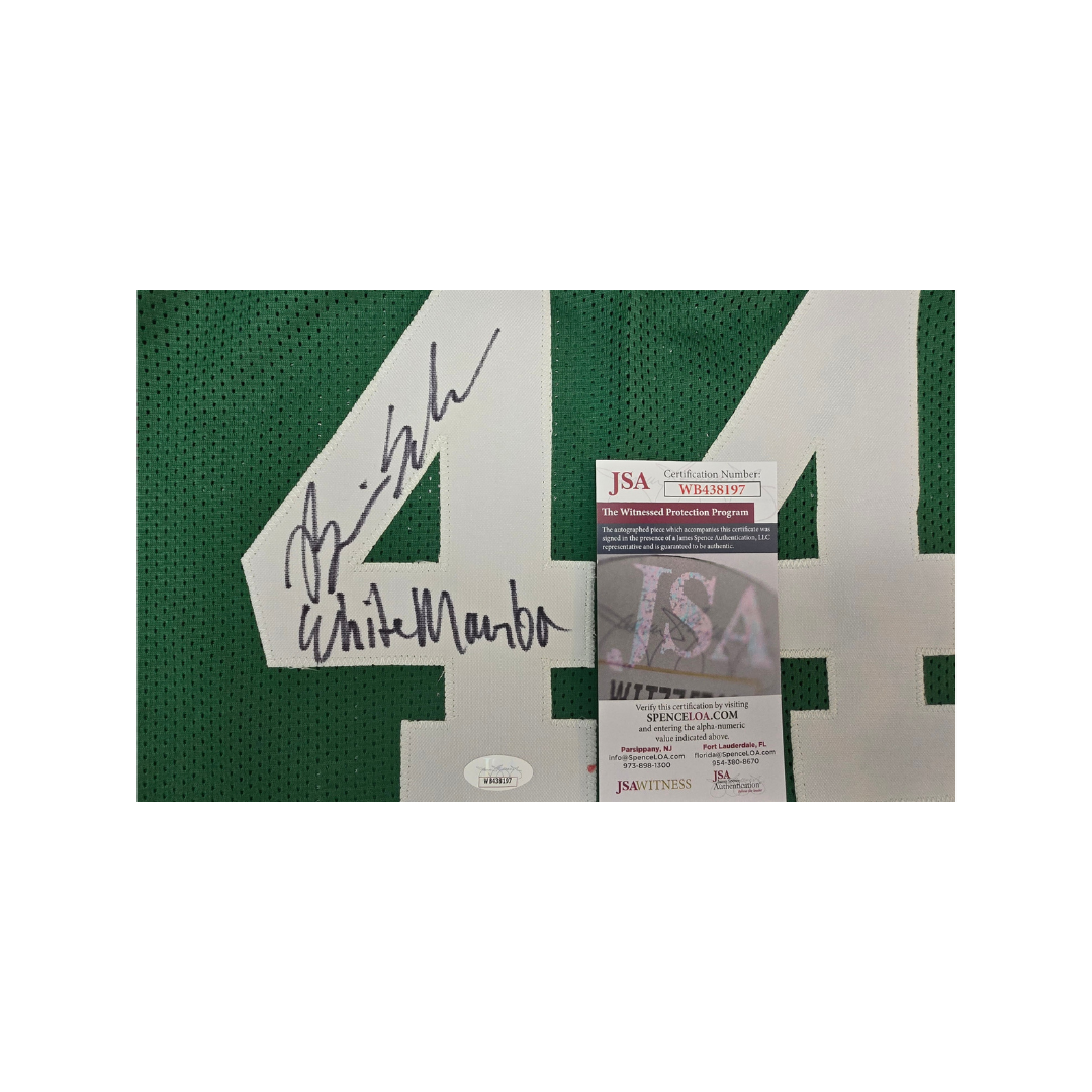 Brian Scalabrine Boston Celtics Autographed & Ins Custom Basketball Jersey coa - Fan Freaks