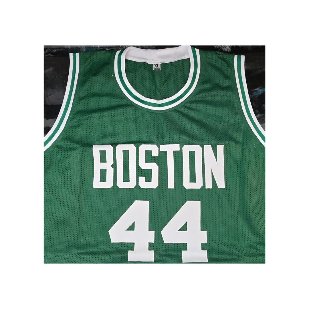 Brian Scalabrine Boston Celtics Autographed & Ins Custom Basketball Jersey coa - Fan Freaks