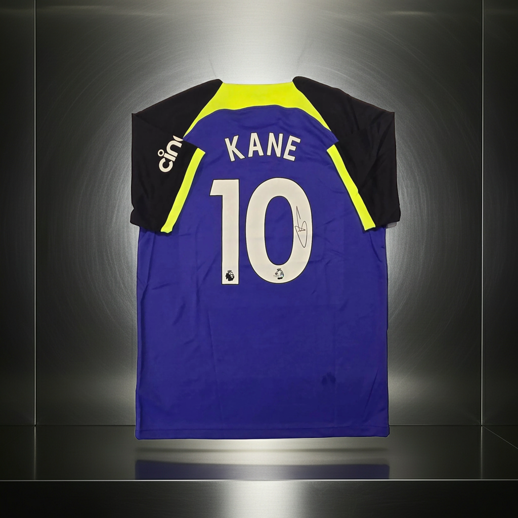 Tottenham Hotspur Harry Kane Autographed 2022-23 Nike Soccer Jersey coa