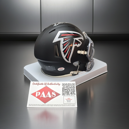 Kirk Cousins signed Atlanta Falcons Riddell mini helmet, alternate product view