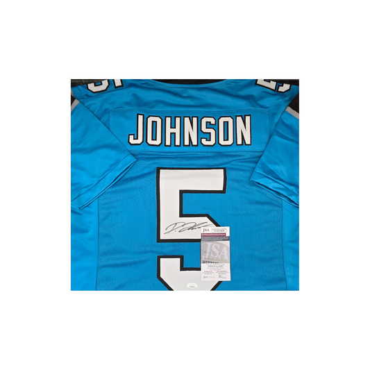 Diontae Johnson Carolina Panthers Autographed Custom Football Jersey coa - Fan Freaks