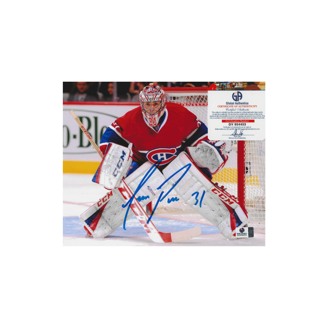 Carey Price Montreal Canadiens Autographed 8x10 Photo With COA - Fan Freaks