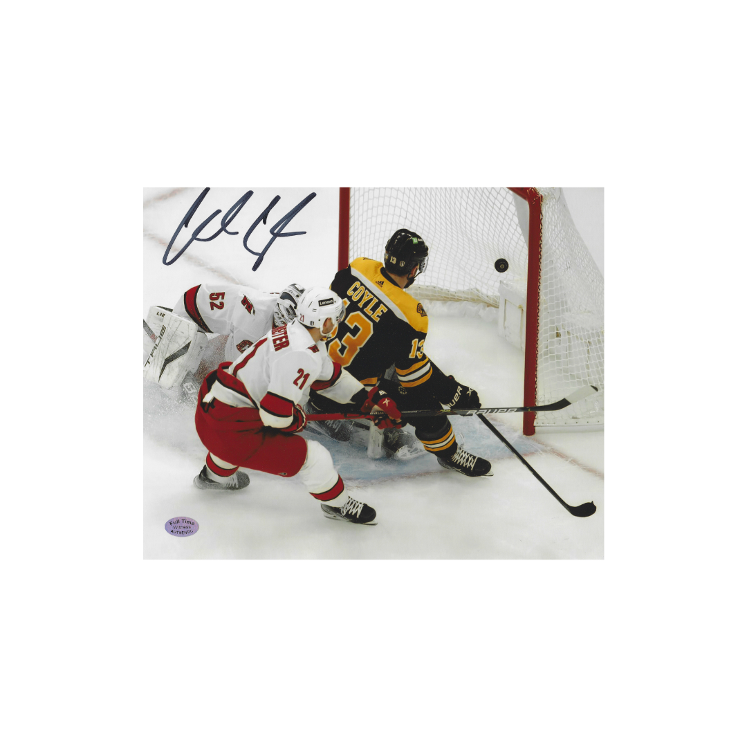 Charlie Coyle Boston Bruins Autographed 8x10 Photo With COA - Fan Freaks