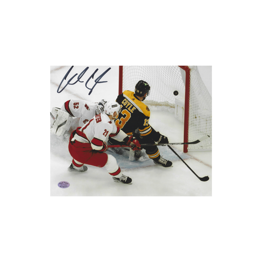 Charlie Coyle Boston Bruins Autographed 8x10 Photo With COA - Fan Freaks