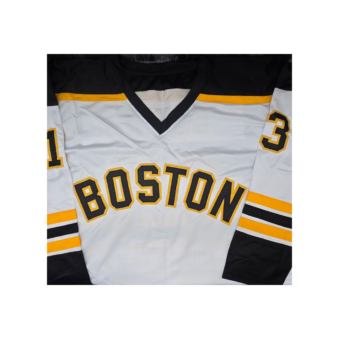 Charlie Coyle Boston Bruins Autographed Custom Hockey Jersey coa - Fan Freaks