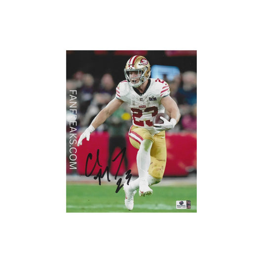 Christian McCaffery San Francisco 49ers Autographed 8x10 Photo Reprint - Fan Freaks