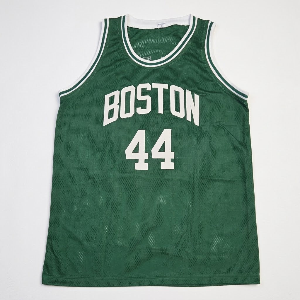 Brian Scalabrine Boston Celtics Autographed & Ins Basketball Jersey JSA Hologram