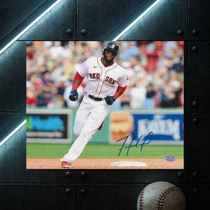 Franchy Cordero autographed framed baseball photo, additional view of the collectible