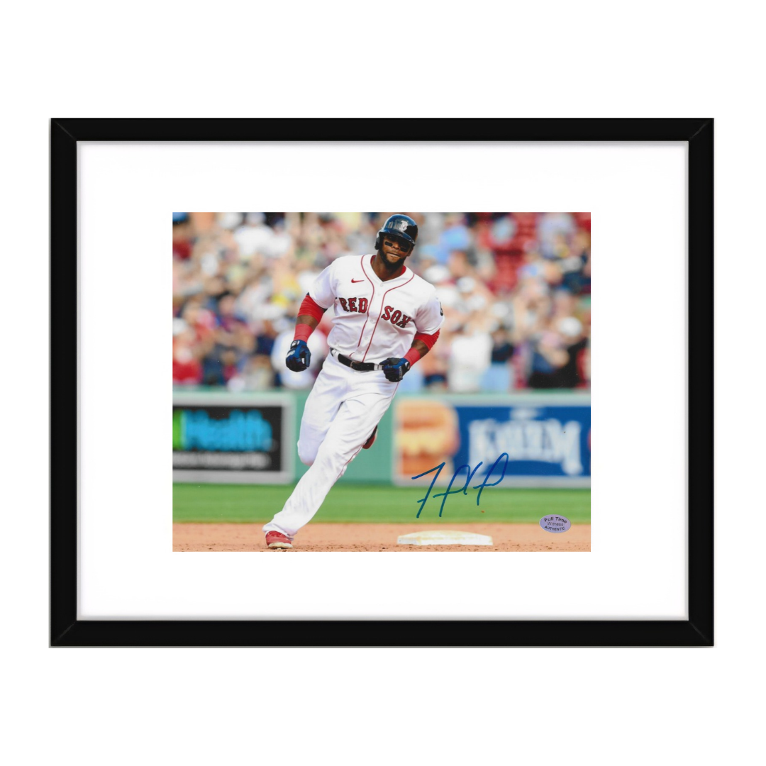 Franchy Cordero Boston Red Sox autographed framed 8x10 baseball photograph with Full Time Authentics witness hologram