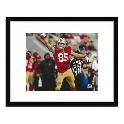 George Kittle San Francisco 49ers autographed framed 8x10 photo, Global Authentics GV973490