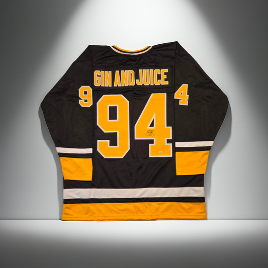 Snoop Dogg "Gin And Juice" autographed hockey jersey COA