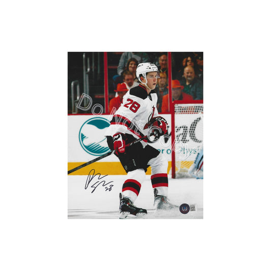 Damon Severson New Jersey Devils Autographed 8x10 Photo Reprint - Fan Freaks