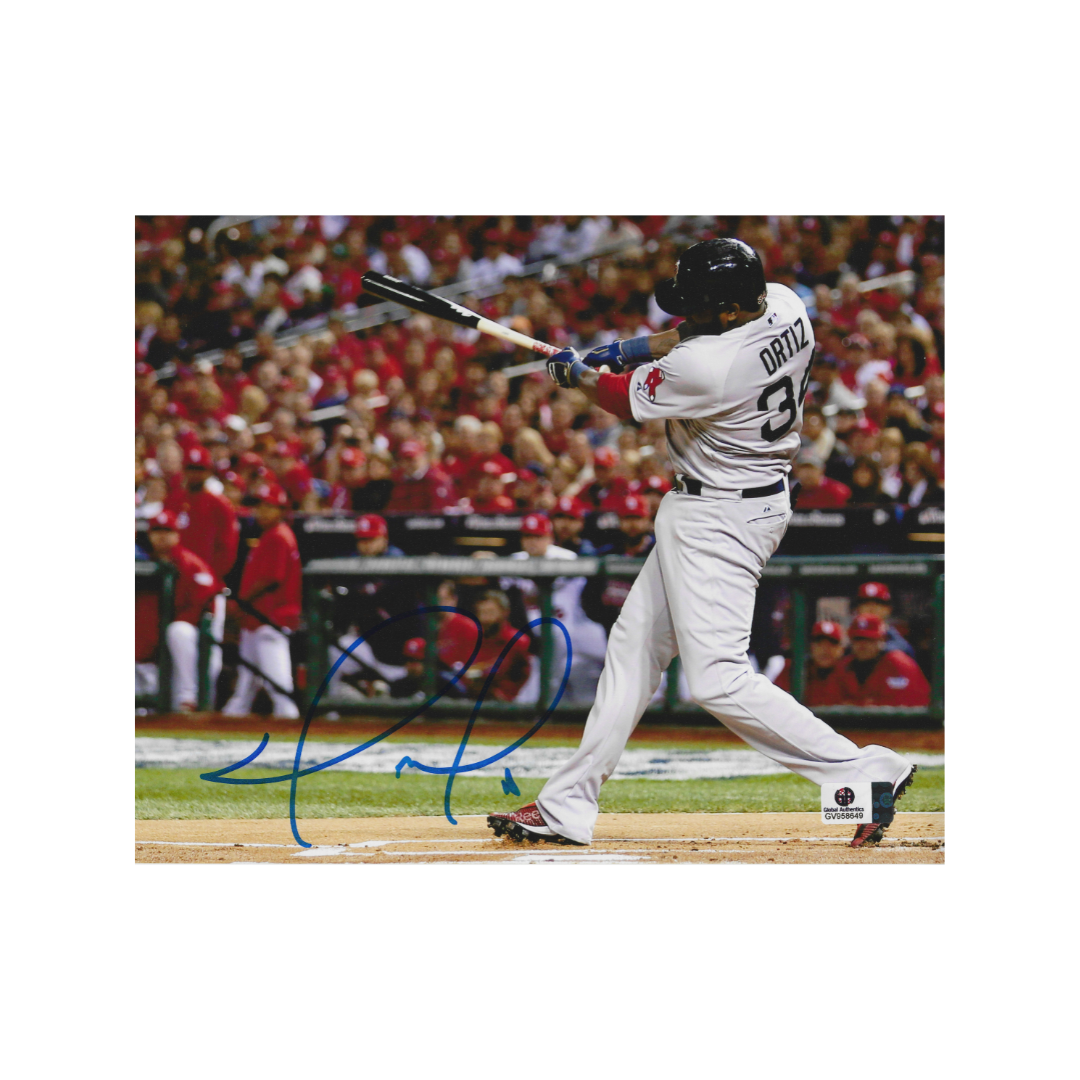 David Ortiz Boston Red Sox Autographed 8x10 Photo With COA - Fan Freaks