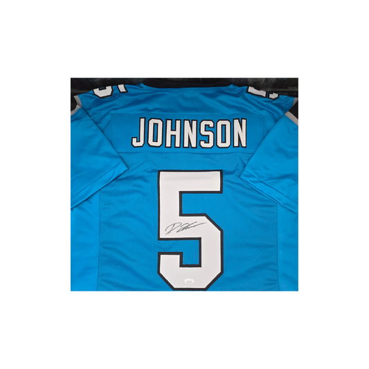 Diontae Johnson Carolina Panthers Autographed Custom Football Jersey With COA - Fan Freaks