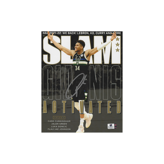 Giannis Antetokounmpo Milwaukee Bucks Autographed 8x10 Photo With COA - Fan Freaks