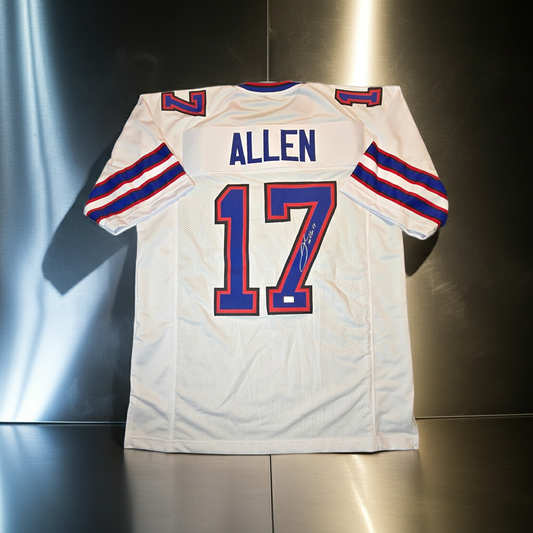 Josh Allen Buffalo Bills Autographed Football Jersey coa (XL)