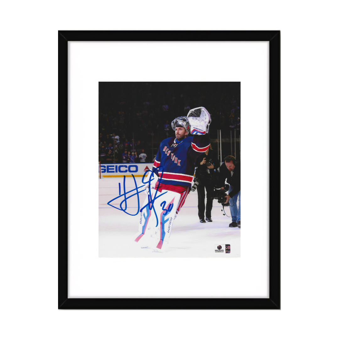 Henrik Lundqvist New York Rangers Autographed 8x10 Photo Art Print