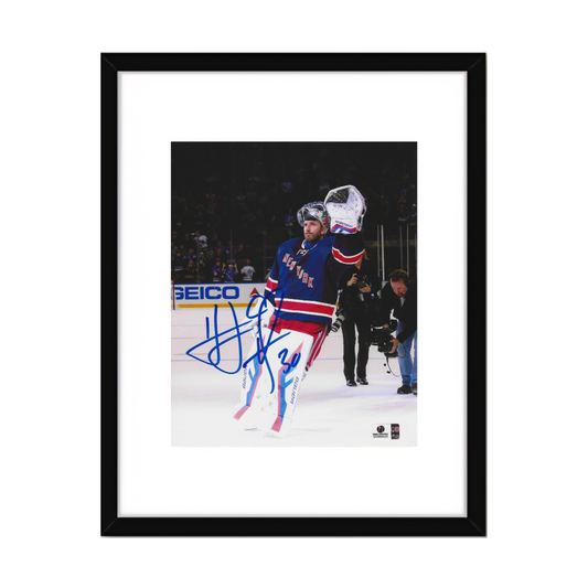 Henrik Lundqvist New York Rangers Autographed 8x10 Photo Art Print