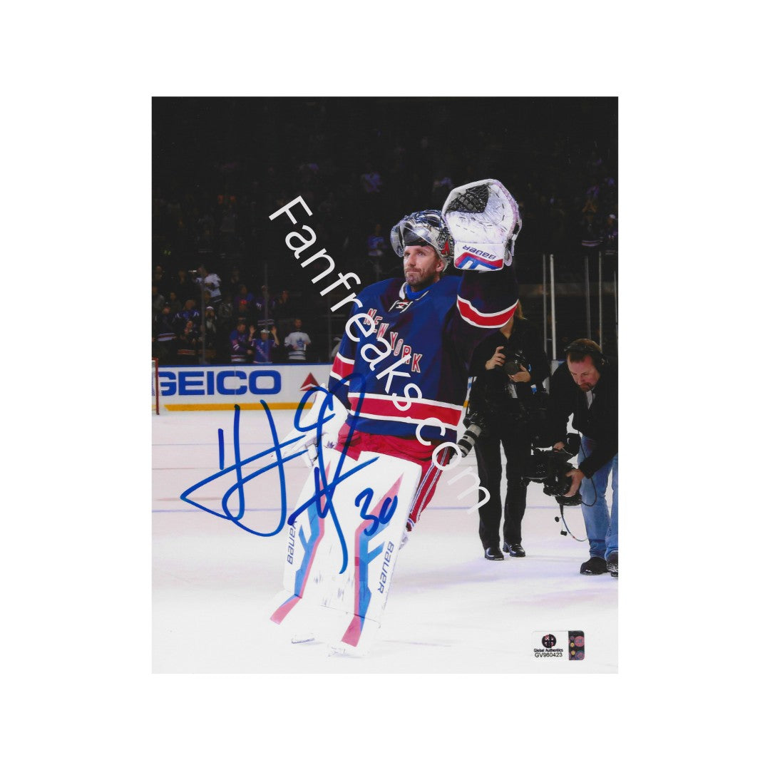 Henrik Lundqvist New York Rangers Autographed 8x10 Photo Reprint - Fan Freaks