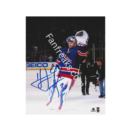Henrik Lundqvist New York Rangers Autographed 8x10 Photo Reprint - Fan Freaks