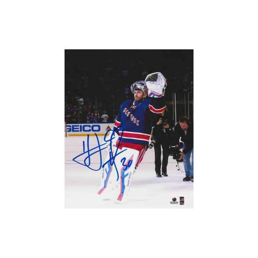 Henrik Lundqvist New York Rangers Autographed 8x10 Photo coa - Fan Freaks