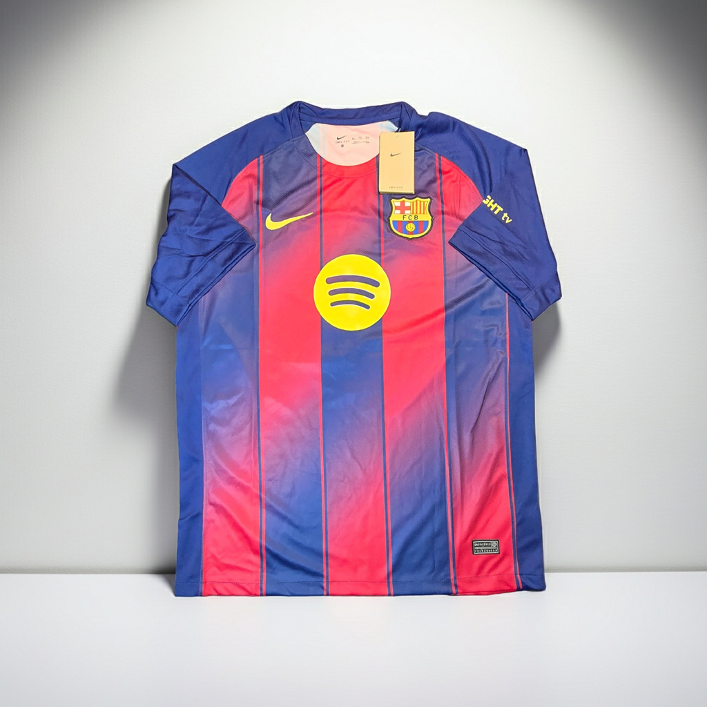 Robert Lewandowski FC Barcelona Autographed 2025-26 Nike Home Jersey coa