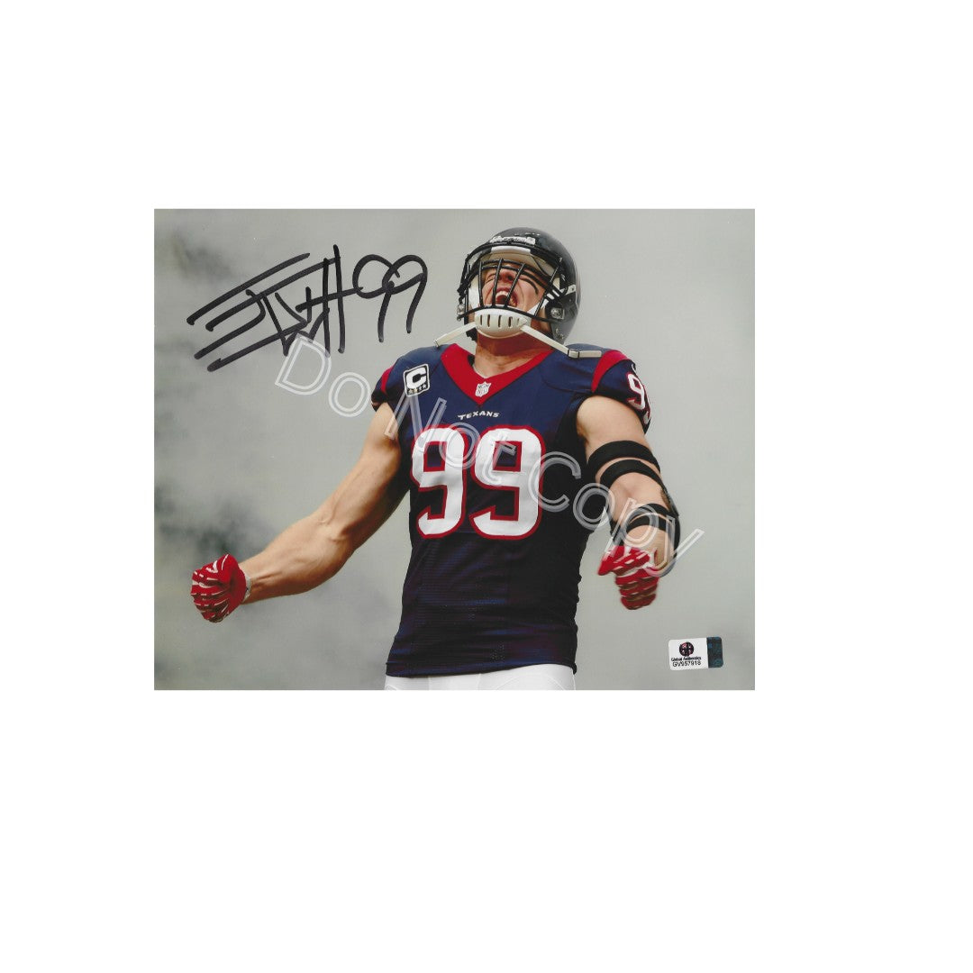 J.J. Watt Houston Texans Autographed 8x10 Photo Reprint - Fan Freaks