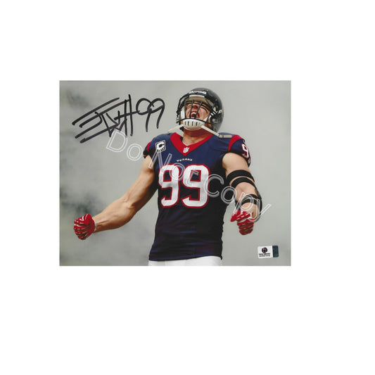 J.J. Watt Houston Texans Autographed 8x10 Photo Reprint - Fan Freaks