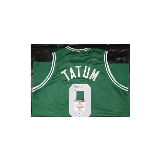 Jason Tatum Boston Celtics Autographed Custom Basketball Jersey coa - Fan Freaks