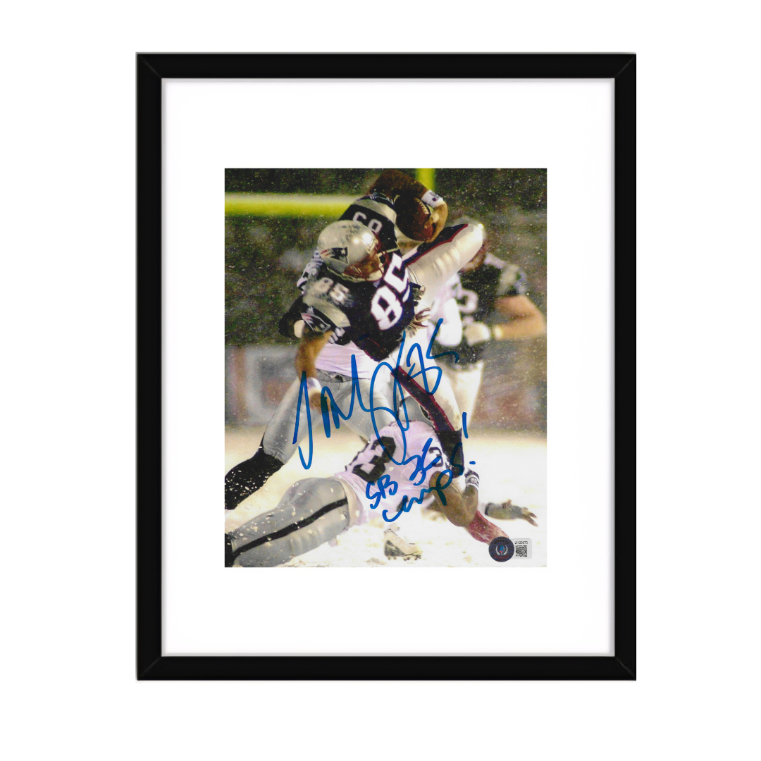 Jermaine Wiggins New England Patriots Autographed 8x10 Photo Art Print