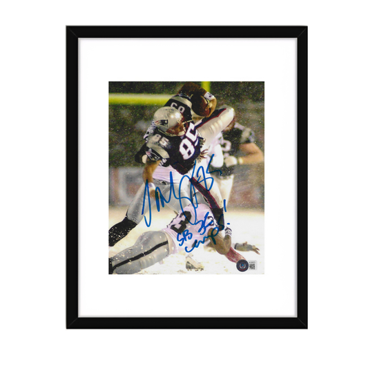 Jermaine Wiggins New England Patriots Autographed 8x10 Photo Art Print