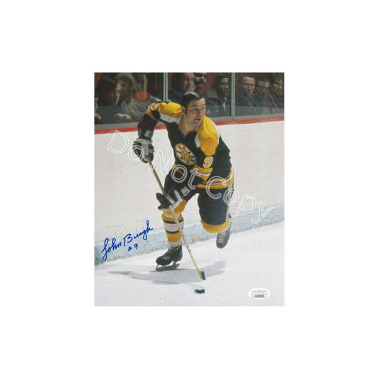 Johnny Bucyk Boston Bruins Autographed 8x10 Photo Reprint - Fan Freaks