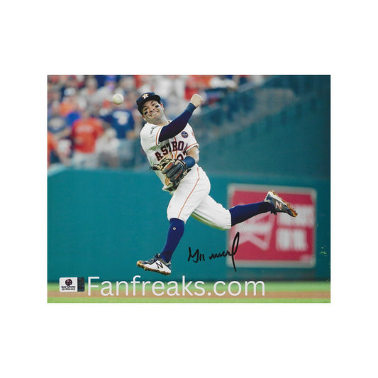 Jose Altuve Houston Astros Autographed 8x10 Photo Reprint - Fan Freaks