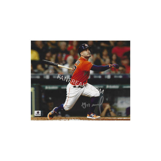 Jose Altuve Houston Astros Autographed 8x10 Photo Reprint - Fan Freaks