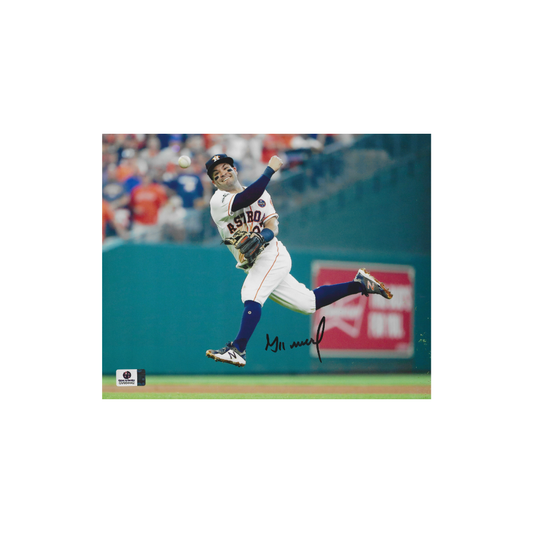 Jose Altuve Houston Astros Autographed 8x10 Photo coa - Fan Freaks