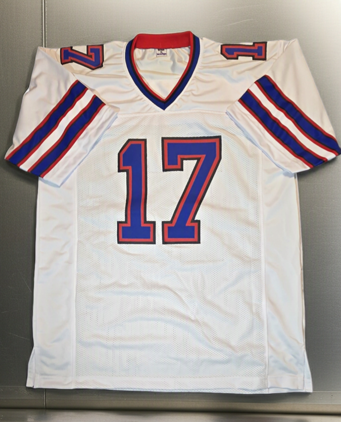 Josh Allen Buffalo Bills Autographed Football Jersey coa (XL)