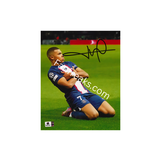 Kylian Mbappé Paris Saint-Germain Autographed 8x10 Photo Reprint - Fan Freaks