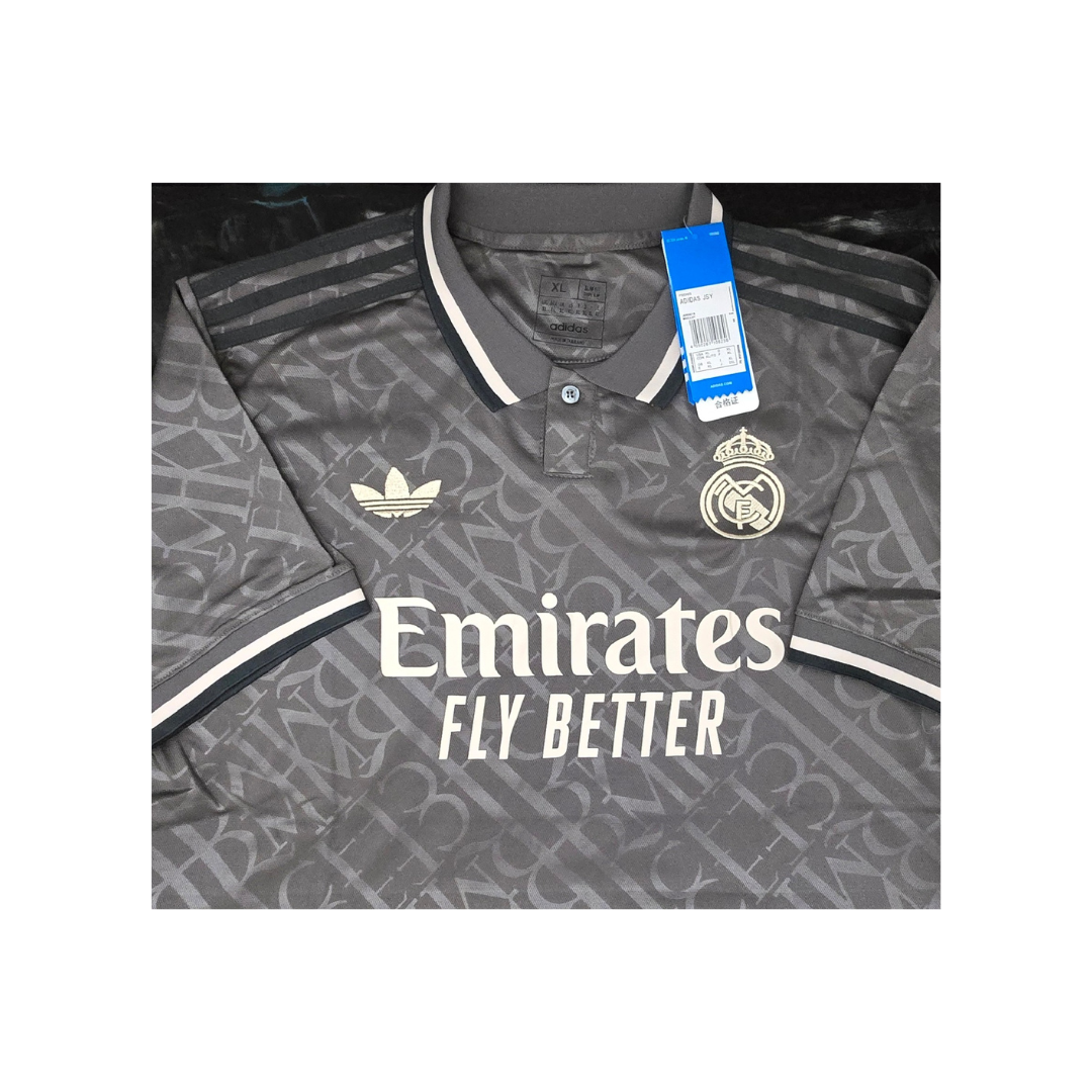 Kylian Mbappe Real Madrid Autographed 2024-25 Adidas 3rd Jersey With COA - Fan Freaks