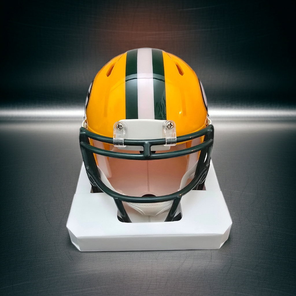 Jordan Love of the Green Bay Packers autographed mini helmet PAAS COA