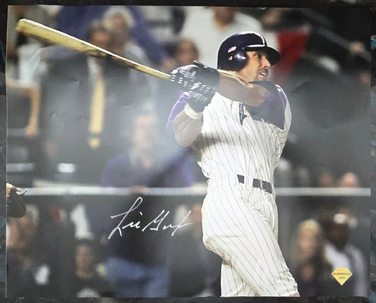 LUIS GONZALEZ AUTOGRAPHED 16X20 PHOTO ARIZONA DIAMONDBACKS COA