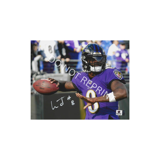 Lamar Jackson Baltimore Ravens Autographed 8x10 Photo Reprint - Fan Freaks