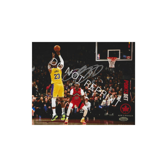 Lebron James La Lakers autographed 8x10 photo Reprint - Fan Freaks