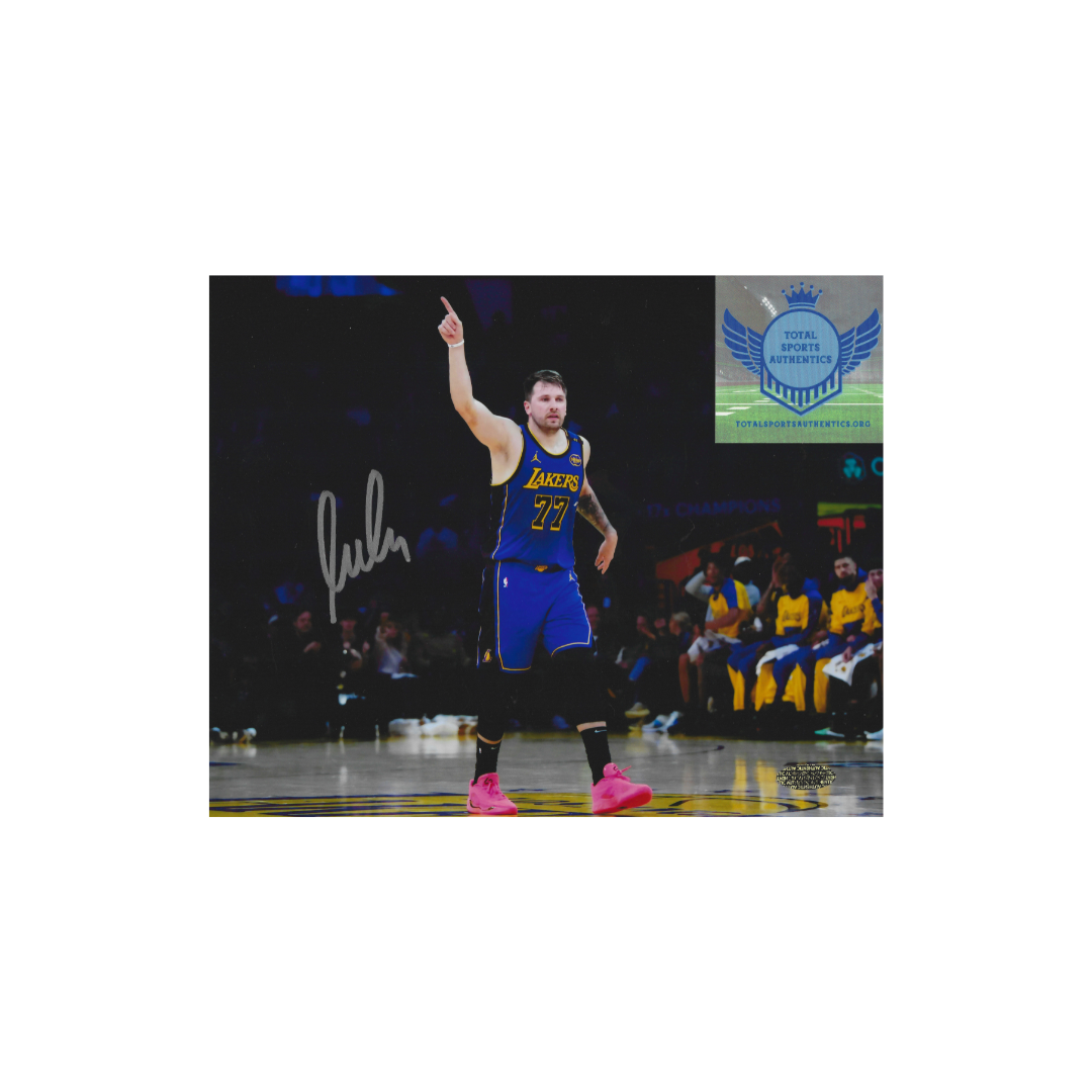 Luka Doncic autographed 8x10 photo with COA - Fan Freaks