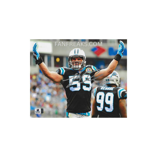 Luke Kuechly Carolina Panthers Autographed 8x10 Photo Reprint - Fan Freaks