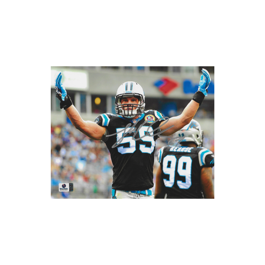 Luke Kuechly Carolina Panthers Autographed 8x10 Photo coa - Fan Freaks