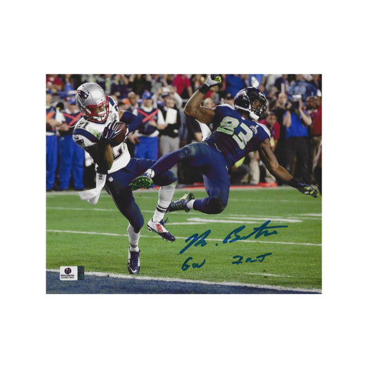 Malcolm Butler New England Patriots Autographed & Insc 8x10 Photo coa