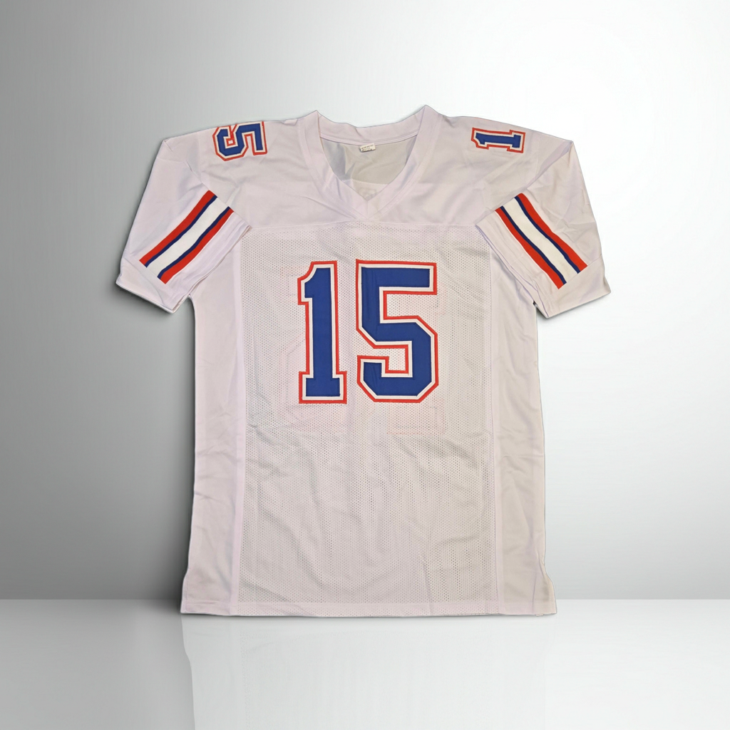 Tim Tebow Florida Gators Autographed Football Jersey coa